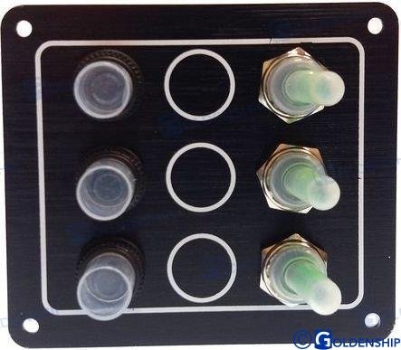 PANEL 3 INTERRUPTORES - IP65 Sea Origin GS11170