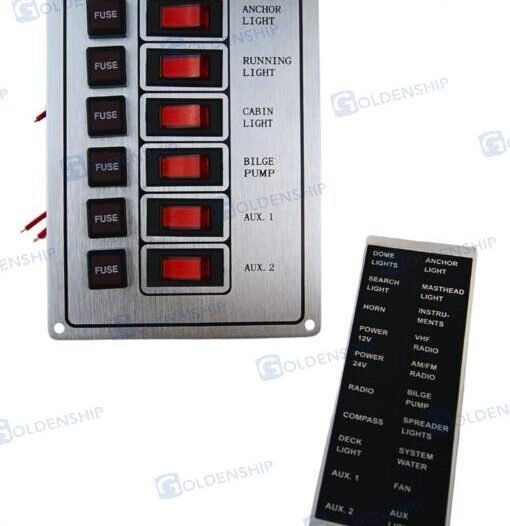 PANEL 6 INTERRUPTORES Sea Origin GS11193