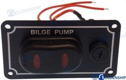 PANEL INTERRUPTOR ACHIQUE HORIZ. 15A Sea Origin GS11196