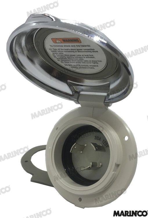BASE REDONDA 30A 125V 3C Marinco GS11372