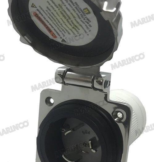 BASE INOX 50A 125V 3C Marinco GS11375