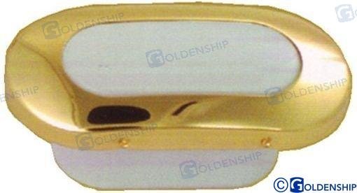 LUZ INT/EXT OVALADA ORO LED BLANCO Sea Lume GS11408