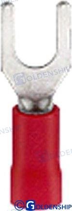 TERMINAL CABLE OJAL ABIERTO/ROJO (25) Goldenship GS11613