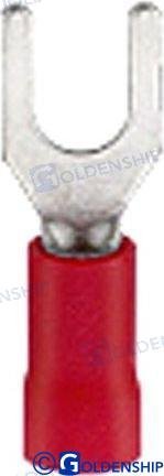 TERMINAL CABLE OJAL ABIERTO/ROJO (25) Goldenship GS11616