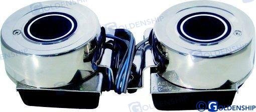 BOCINA MINI DOBLE 12V. 4A (114 DB) Sea Origin GS12002