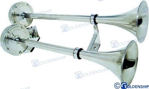 BOCINA TROMP.DOBLE 40/47CM 12V Sea Origin GS12011