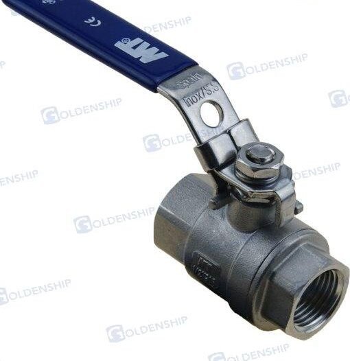 VALVULA BOLA 1/2" INOX. Goldenship GS30002
