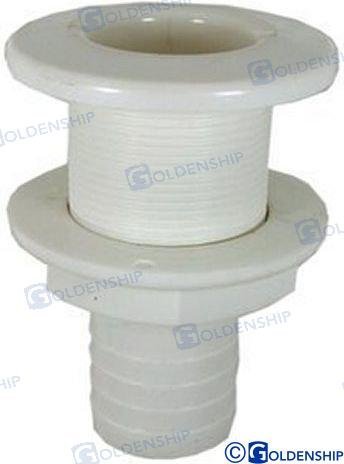 PASACASCO PLASTICO C/ADAPTOR 1" Goldenship GS30082
