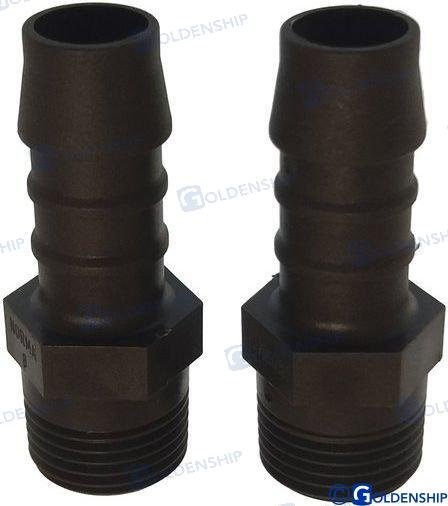 RACOR POLIAMIDA 3/8 - 12 (2) Norma GS30130
