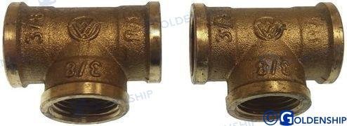 T LATON H/H/H 3/8" (2) Goldenship GS30180