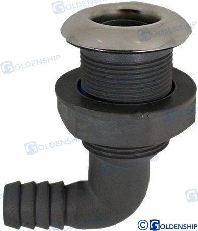 PASACASCOS NYLON/INOX 90º 1-1/2" Sea Origin GS30342