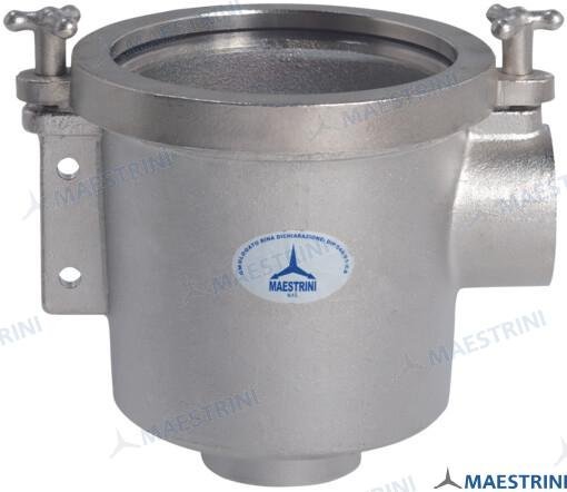 FILTRO AGUA 90º INOX 1 1/4" Foresti & Suardi GS30395