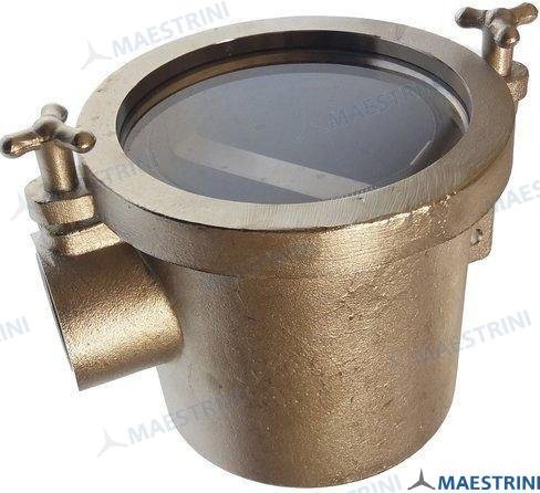FILTRO AGUA 90º INOX 1 1/2" Foresti & Suardi GS30396