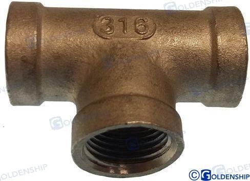 CONEXION "T" HEMBRA INOX 2" Sea Origin GS30536