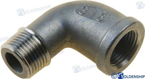CODO 90º M-H INOX 3/8" (2) Sea Origin GS30550