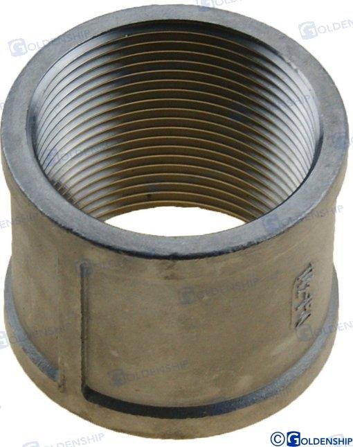CONECTOR DOBLE H-H INOX 1/2 Sea Origin GS30571