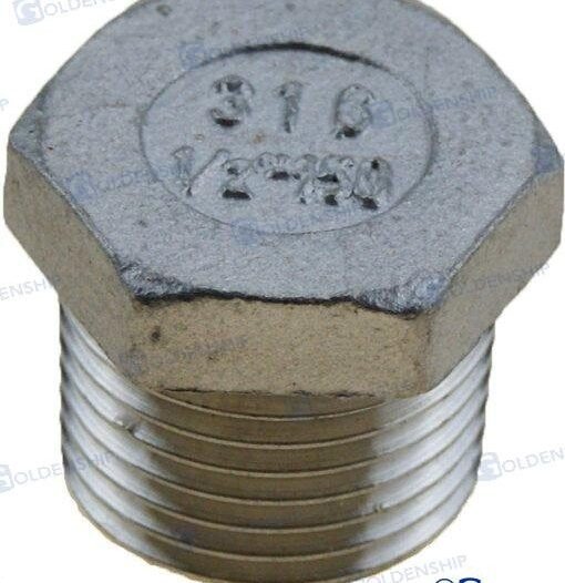 TAPON MACHO INOX 1" Sea Origin GS30583