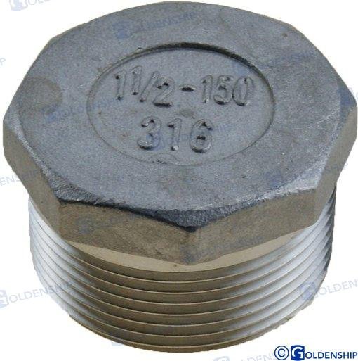 TAPON MACHO INOX 1-1/2 Sea Origin GS30585