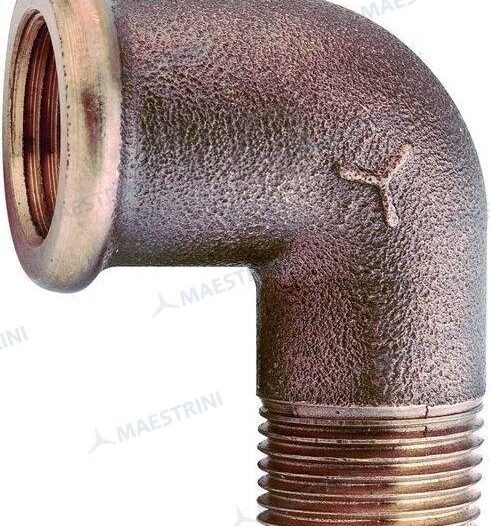 CODO MACHO/HEMBRA 90º BRONCE 2 1/2" Maestrini GS30667