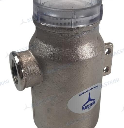 FILTRO DE AGUA 1/2'' EN LATON CR Maestrini GS30750