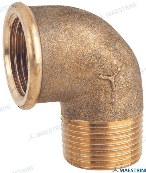 CODO LATON 90º M.H. 1/2'' EN LATON CR Maestrini GS30805