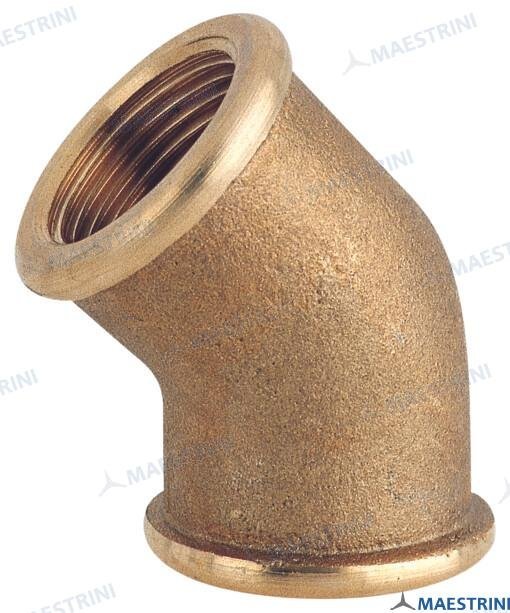 CODO LATON 45° H.H. 3/4'' EN LATON CR Maestrini GS30812