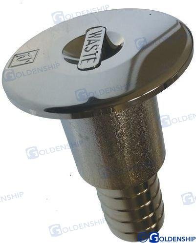 TOMA CUBIERTA "WASTE" 38MM LAT. CROMADO Foresti & Suardi GS31104