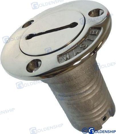 TOMA CUBIERTA INOX 38MM WASTE Goldenship GS31110