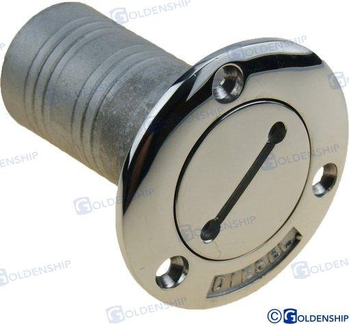 TOMA CUBIERTA INOX 38MM GAS Goldenship GS31111