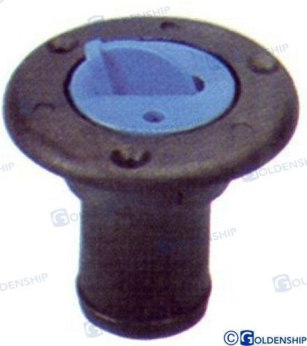 TOMA DE CUBIERTA "WATER" 38 MM NEGRO Goldenship GS31121