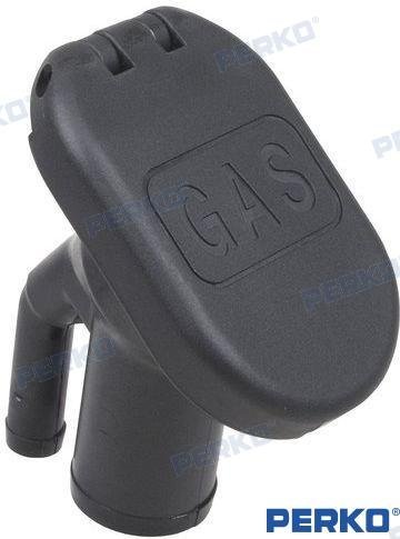 TOMA CUB. C.RAPIDO "GAS" NEGRO Perko GS31134