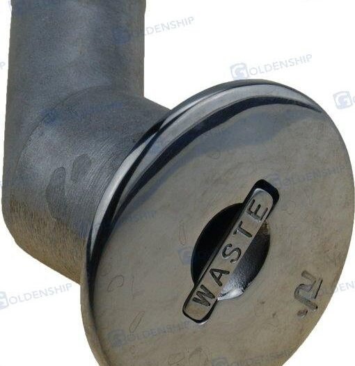 TOMA DE CUBIERTA INOX 45º "WASTE" Goldenship GS31149