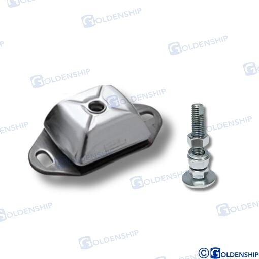 SOPORTE ANTIVIBRATORIO 12MM (95 KG) Goldenship GS38119