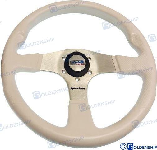 VOLANTE ATLANTIC 350 MM. BLANCO Goldenship GS41136