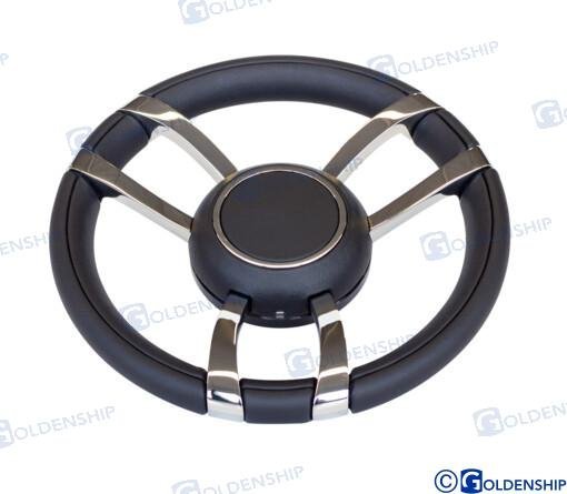 VOLANTE PIEL MOD. 701A 350 MM NEGRO Gussi GS41286