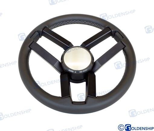 VOLANTE PIEL BOLCA 350 MM NEGRO Gussi GS41287