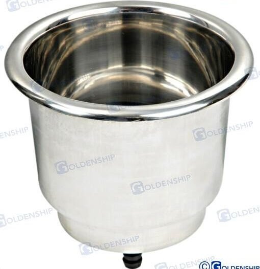 PORTAVASOS C/DRENAJE INOX Sea Origin GS41420