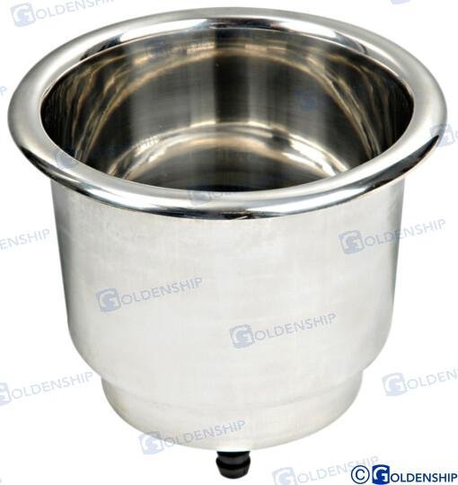 PORTAVASOS C/DRENAJE INOX Sea Origin GS41420