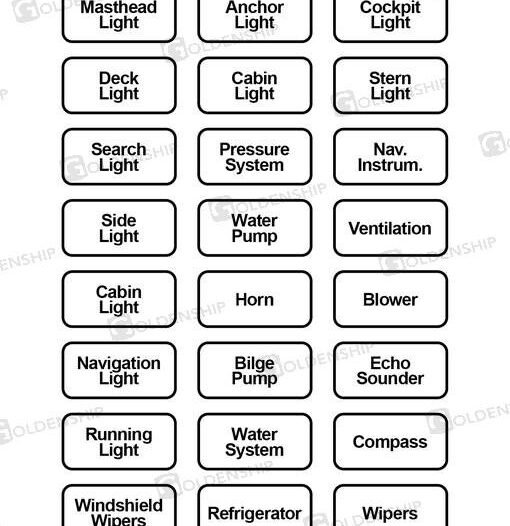 ETIQUETAS PANEL BLANCAS Sea Origin GS41465