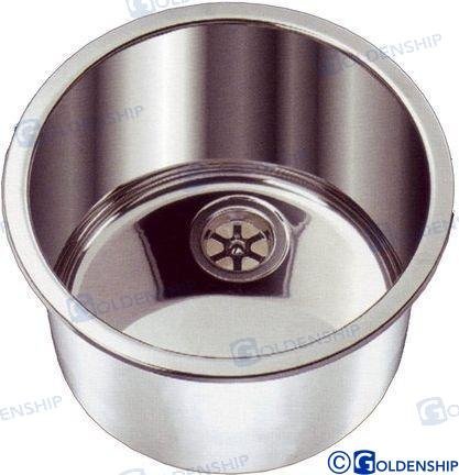 FREGADERO CIRCULAR 260X180 CON DESAGÜE Goldenship GS50055