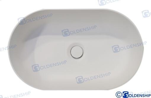 FREGADERO SEMI-OVAL 450X260 MM Goldenship GS50056