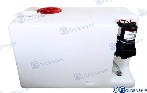 DEPOSITO AGUA DULCE 77L C/BOMBA 12V Goldenship GS50058