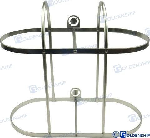 SOPORTE 2 DEFENSAS INOX 2X20 CM Goldenship GS62105