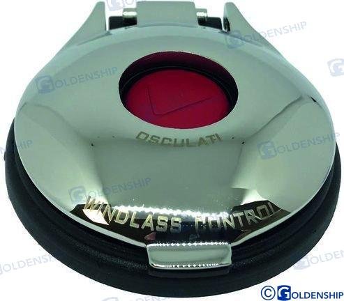 INTERRUPTOR PIE INOX ROJO N/A GS63099