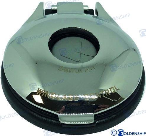 INTERRUPTOR DE PIE INOX NEGRO N/A GS63100