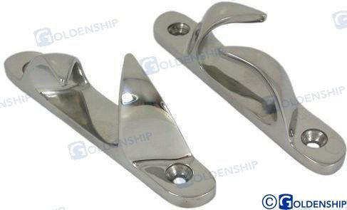 GUIACABOS INOX. -PAR- 148 MM. Goldenship GS70071