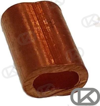 CASQUILLO BRONCE P/CABLE 2 MM. (10) Kong GS71184