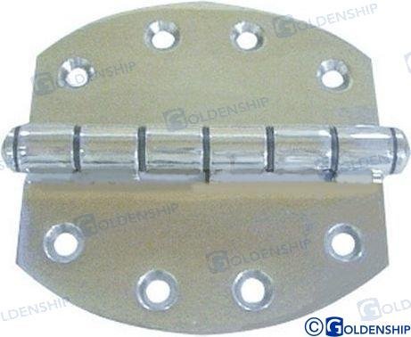 BISAGRA INOX OVAL 102X102 N/A GS72190