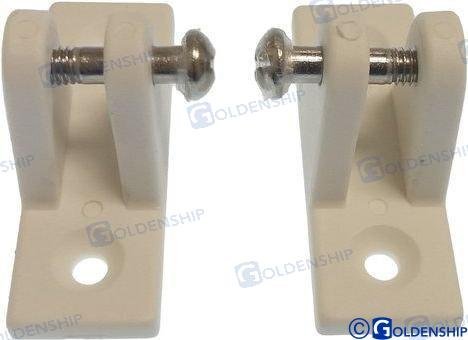 SOPORTE 90º NYLON BLANCO (2) Goldenship GS72238