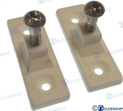 SOPORTE LATERAL NYLON BLANCO (PACK 2) Goldenship GS72239